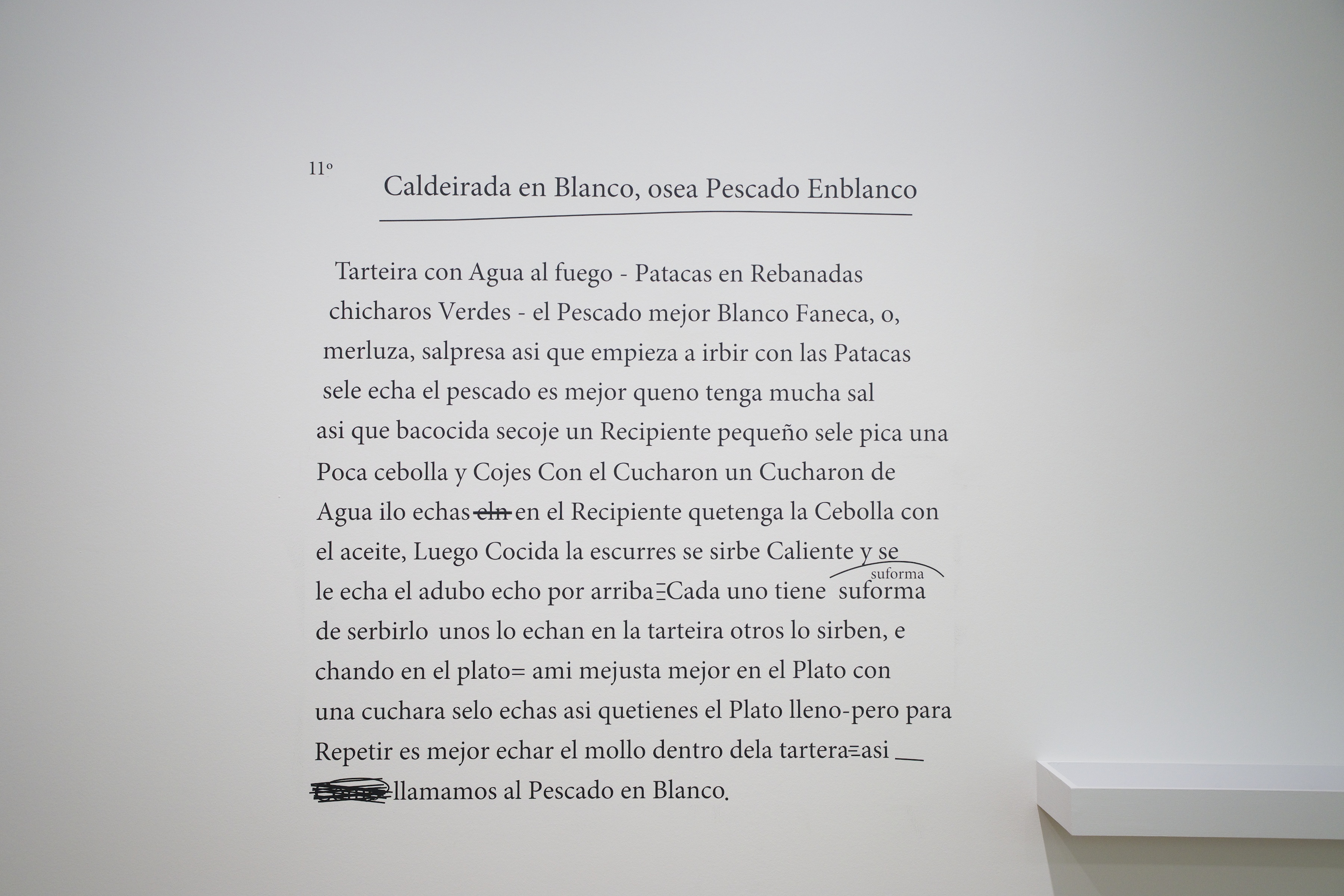 Enrique Lista. <i>Teresa de Villar para la transmisión de conocimiento culinario (detalle)</i>